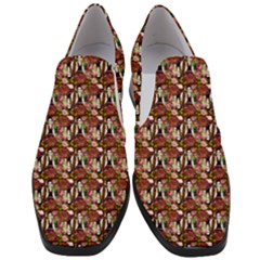 Swimmer 20s Burgundy Women Slip On Heel Loafers by snowwhitegirl