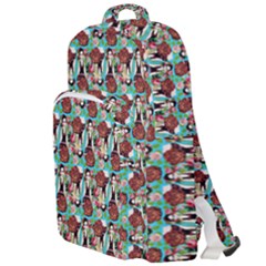 Swimmer 20s Blue Double Compartment Backpack by snowwhitegirl