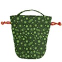 Seamless Pattern With Viruses Drawstring Bucket Bag View2