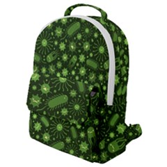 Seamless Pattern With Viruses Flap Pocket Backpack (small) by Vaneshart