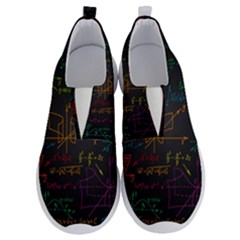 Mathematical Colorful Formulas Drawn By Hand Black Chalkboard No Lace Lightweight Shoes by Vaneshart