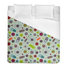 Seamless Pattern With Viruses Duvet Cover (full/ Double Size)