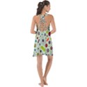 Seamless Pattern With Viruses Show Some Back Chiffon Dress View2