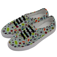 Seamless Pattern With Viruses Men s Classic Low Top Sneakers