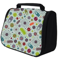 Seamless Pattern With Viruses Full Print Travel Pouch (big)