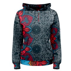 Abstract Decorative Background Ornament With Mosaic Elements Women s Pullover Hoodie by Vaneshart