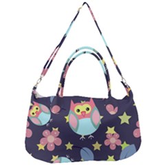 Owl Stars Pattern Background Removal Strap Handbag by Vaneshart