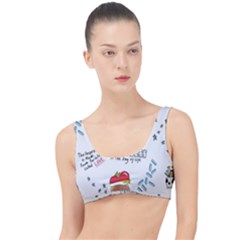 Abstract Fashion Background Suitable Fabric Printing The Little Details Bikini Top