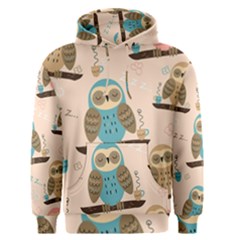 Seamless Pattern Owls Dream Cute Style Fabric Men s Core Hoodie by Vaneshart