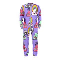 Cloud Seamless Pattern Onepiece Jumpsuit (kids) by Vaneshart