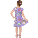 Cloud Seamless Pattern Kids  Short Sleeve Dress View2