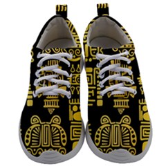 American Golden Ancient Totems Mens Athletic Shoes by Vaneshart