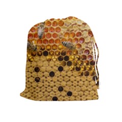 Top View Honeycomb Drawstring Pouch (xl) by Vaneshart