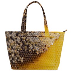 Honeycomb With Bees Back Pocket Shoulder Bag  by Vaneshart