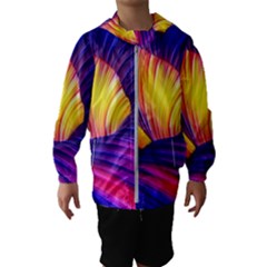 Abstract Antelope Pattern Background Kids  Hooded Windbreaker