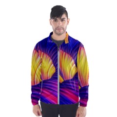 Abstract Antelope Pattern Background Men s Windbreaker