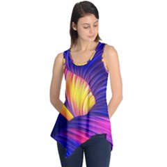 Abstract Antelope Pattern Background Sleeveless Tunic