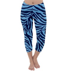 Zebra 3 Capri Winter Leggings 