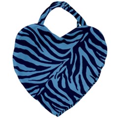 Zebra 3 Giant Heart Shaped Tote by dressshop