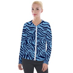 Zebra 3 Velour Zip Up Jacket
