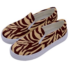 Zebra 2 Kids  Canvas Slip Ons by dressshop