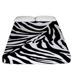 Zebra 1 Fitted Sheet (king Size) by dressshop