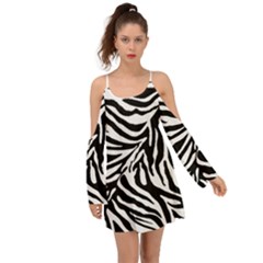 Zebra 1 Kimono Sleeves Boho Dress by dressshop