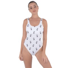 Children With Backpack Cartoon Drawing Print Pattern Bring Sexy Back Swimsuit by dflcprintsclothing