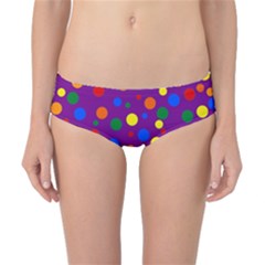 Gay Pride Rainbow Multicolor Dots Classic Bikini Bottoms