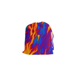 Gay Pride Abstract Smokey Shapes Drawstring Pouch (xs) by VernenInk