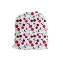 Cute cherry pattern Drawstring Pouch (Large) View1