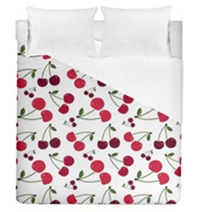 Cute Cherry Pattern Duvet Cover (queen Size)