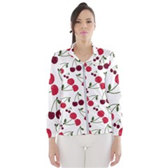 Cute Cherry Pattern Women s Windbreaker by TastefulDesigns