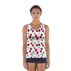 Cute cherry pattern Sport Tank Top 