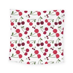 Cute cherry pattern Square Tapestry (Small)