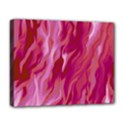 Lesbian Pride Abstract Smokey Shapes Deluxe Canvas 20  x 16  (Stretched) View1