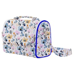 Watercolor Floral Seamless Pattern Satchel Shoulder Bag by TastefulDesigns