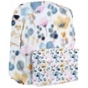 Watercolor Floral Seamless Pattern Giant Full Print Backpack View3