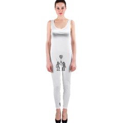 Love Symbol Drawing One Piece Catsuit by dflcprintsclothing