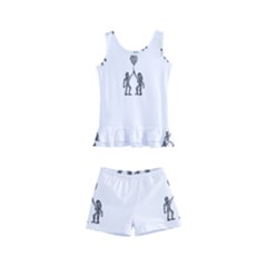 Love Symbol Drawing Kids  Boyleg Swimsuit by dflcprintsclothing