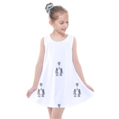 Love Symbol Drawing Kids  Summer Dress by dflcprintsclothing