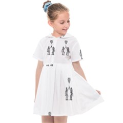 Love Symbol Drawing Kids  Sailor Dress by dflcprintsclothing