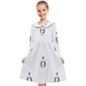 Love Symbol Drawing Kids  Midi Sailor Dress View1