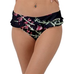 Peace Flower Frill Bikini Bottom