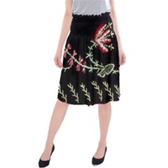 Peace Flower Midi Beach Skirt