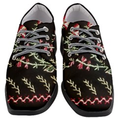 Peace Flower Women Heeled Oxford Shoes