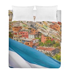 Santa Ana Hill, Guayaquil Ecuador Duvet Cover Double Side (full/ Double Size) by dflcprintsclothing