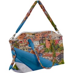 Santa Ana Hill, Guayaquil Ecuador Canvas Crossbody Bag by dflcprintsclothing