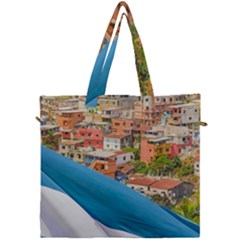 Santa Ana Hill, Guayaquil Ecuador Canvas Travel Bag by dflcprintsclothing