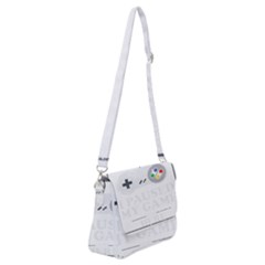 Ipaused2 Shoulder Bag with Back Zipper